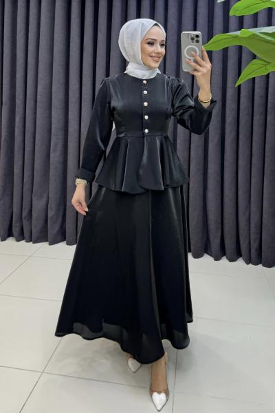 Seher Etekli Takım Siyah