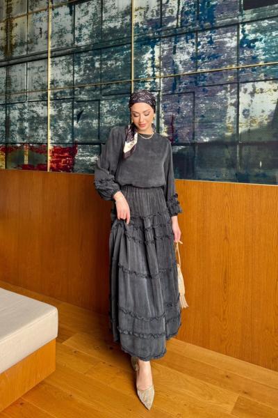 Selin Etekli Takım Siyah