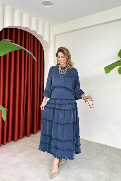 Selin Etekli Takım Lacivert