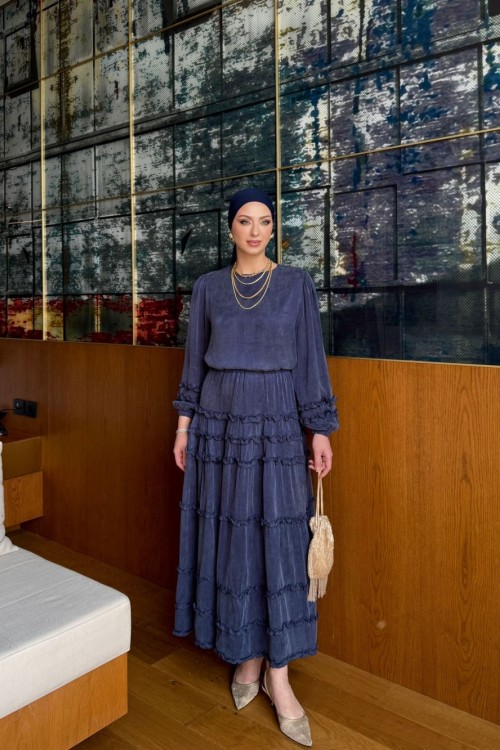 Selin Etekli Takım Lacivert