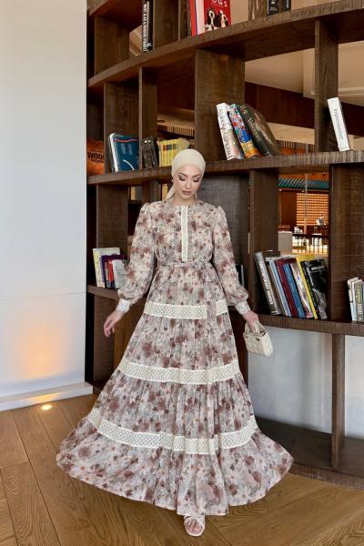 Semra Elbise Kahverengi