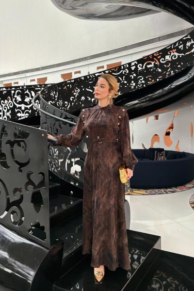 Şengül Elbise Kahve