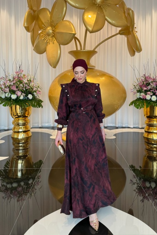 Şengül Elbise Bordo