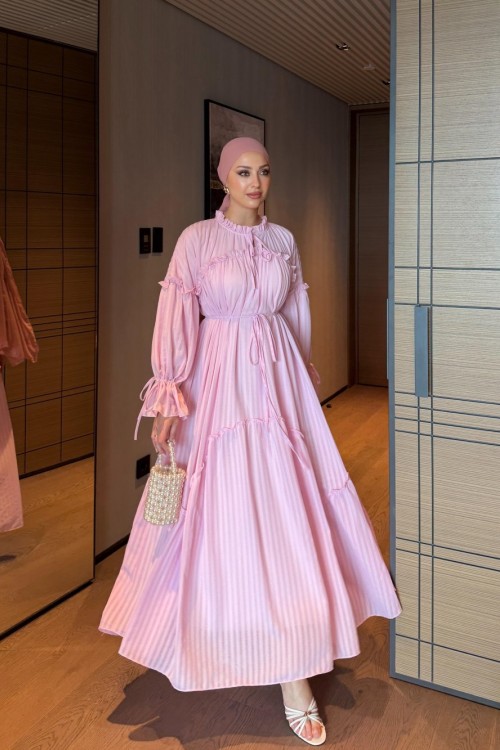 Şennur Elbise Pembe