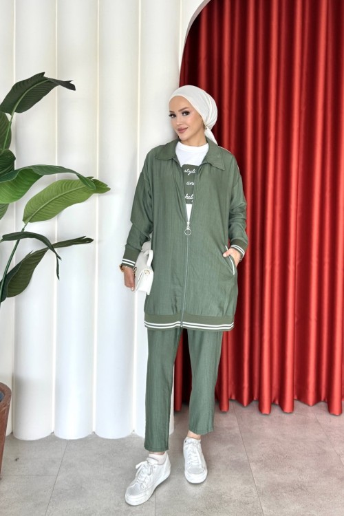 Sevda Pantolon  Takım Haki