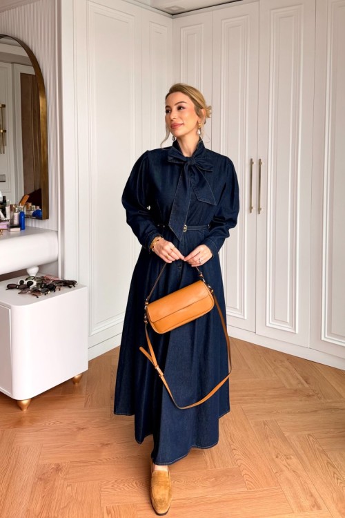 Sevde Elbise Lacivert