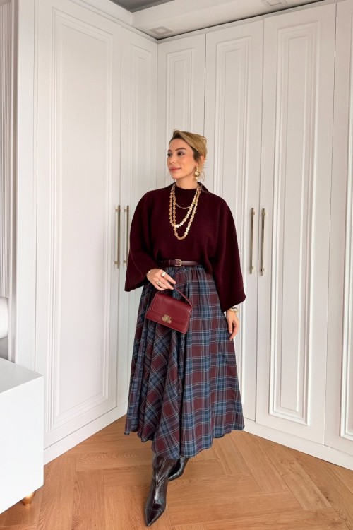 Sevilay Etek Lacivert