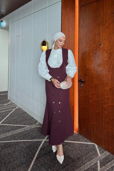 Şevval Elbise Bordo