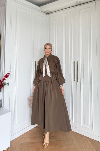 Şeyda Etekli Takım Vizon