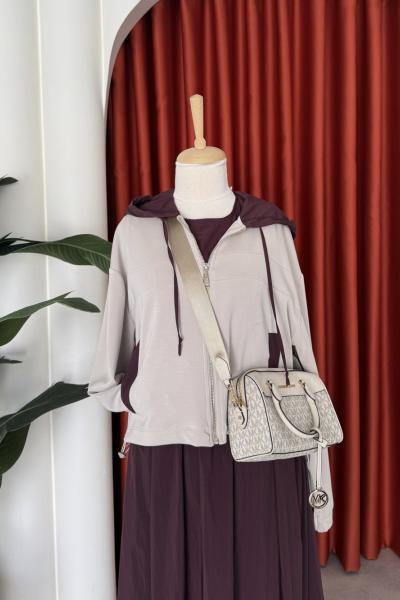 Sıdıka Elbise Mürdüm