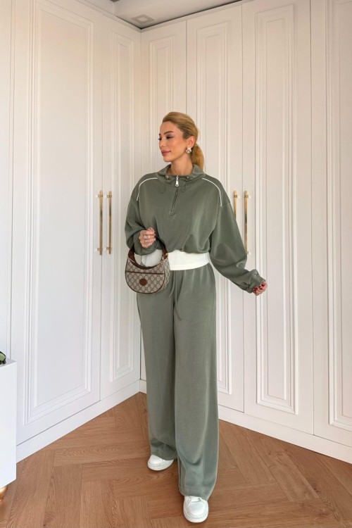 Simay Eşofman Takım Haki