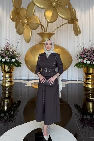 Toprak Etek Takım Kahve