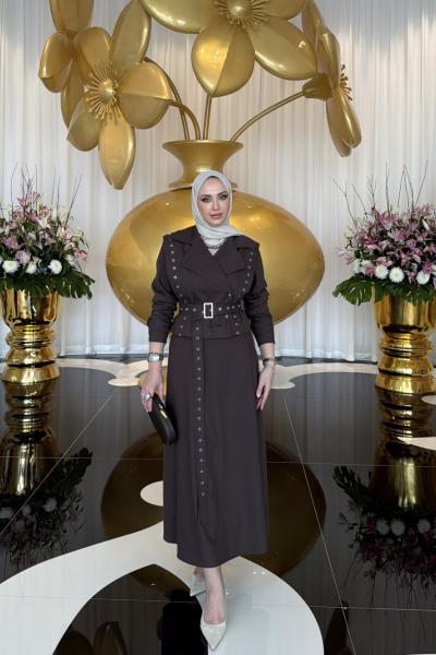 Toprak Etek Takım Kahve