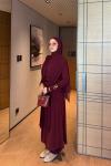 Tülin Pantolon Takım Bordo