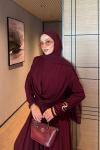 Tülin Pantolon Takım Bordo