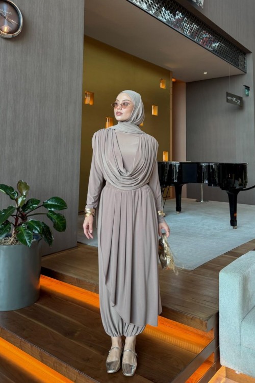 Tülin Pantolon Takım Vizon
