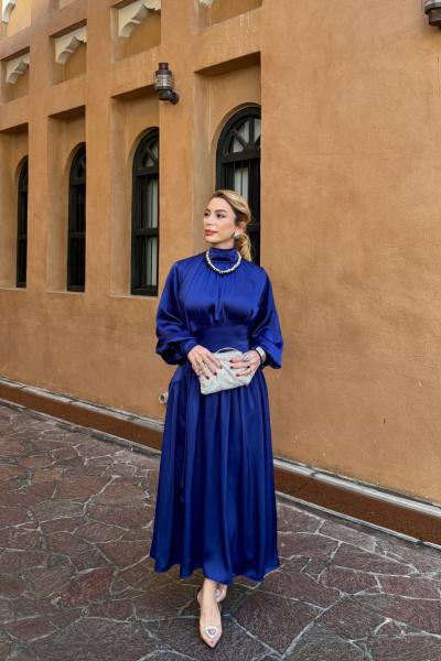 Türkay Elbise Saks Mavisi