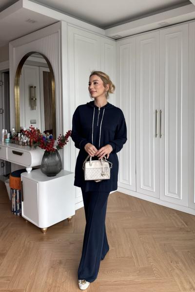 Ümran Pantolon Takım Lacivert