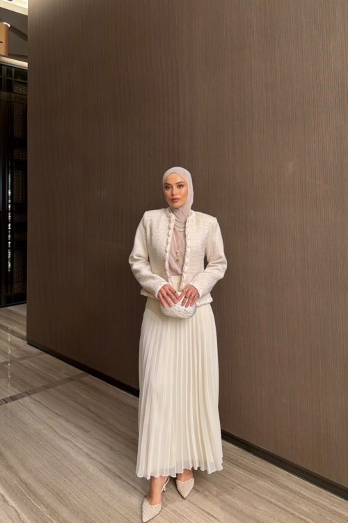 Yakamoz Etekli Takım Pudra