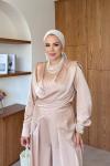 Yaşam Pantolonlu Takım Pudra