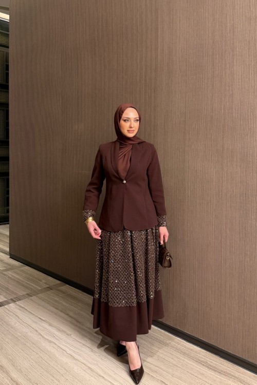 Yasemin Etekli Takım Kahve