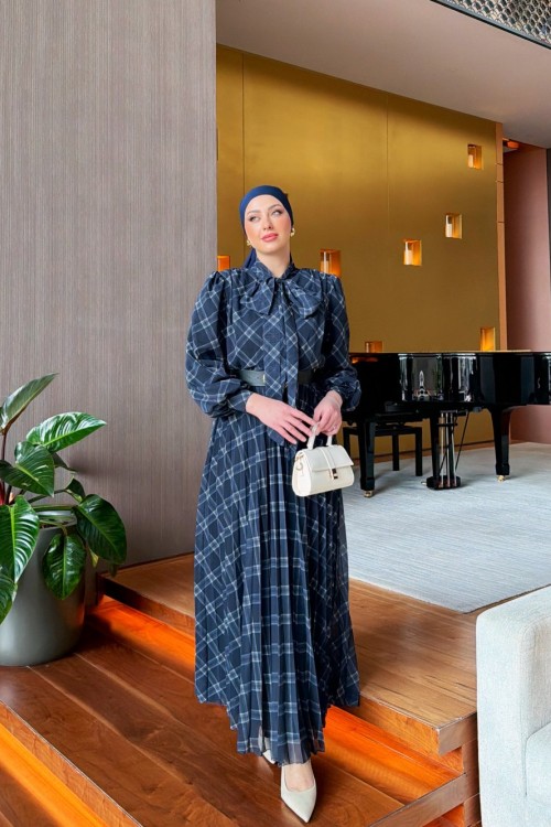 Yıldız Elbise Lacivert