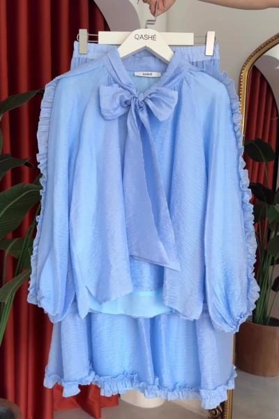 Zuhal Etekli Takım Bebe Mavisi