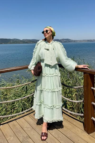 Zuhal Etekli Takım Su Yeşili