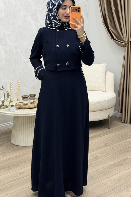 Ezel Elbise Lacivert