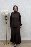 Leman Etek Takım Kahverengi