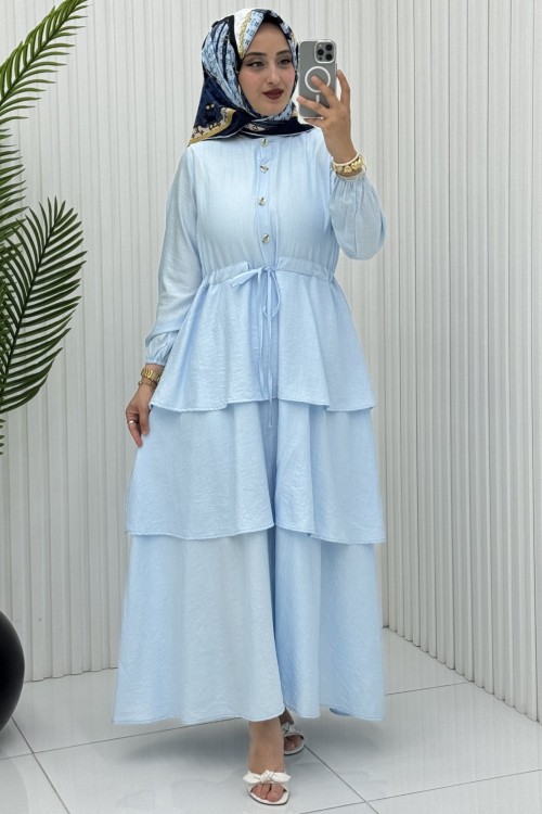 Şevval Elbise Bebe Mavisi