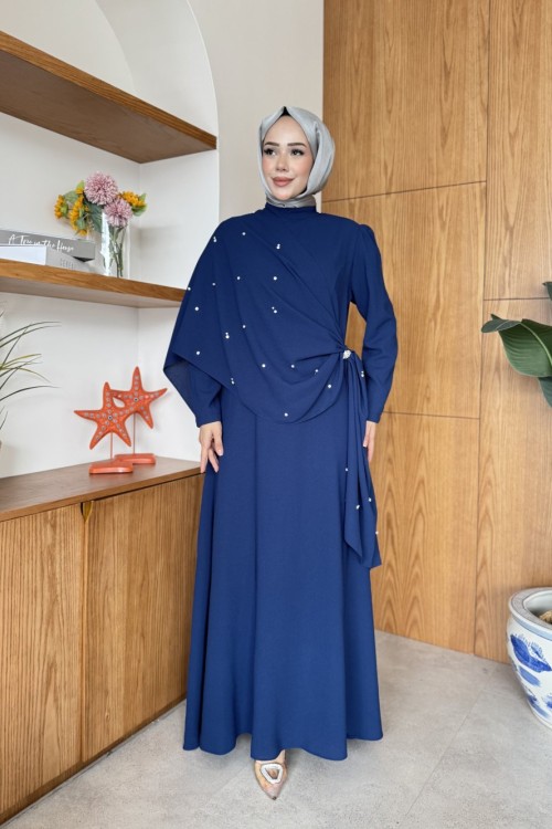 Beyza Pelerinli Elbise