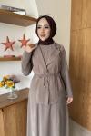 Çiçek Ceketli Elbise