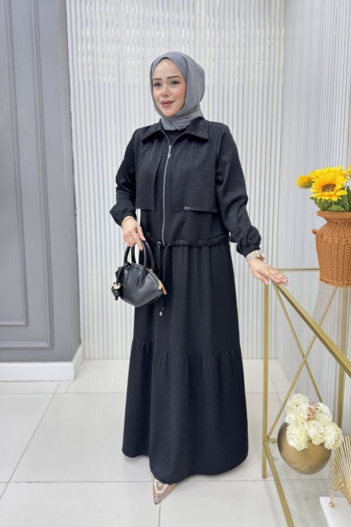 Fahriye Ceketli Elbise