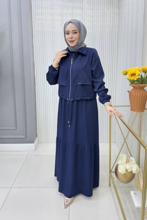 Fahriye Ceketli Elbise
