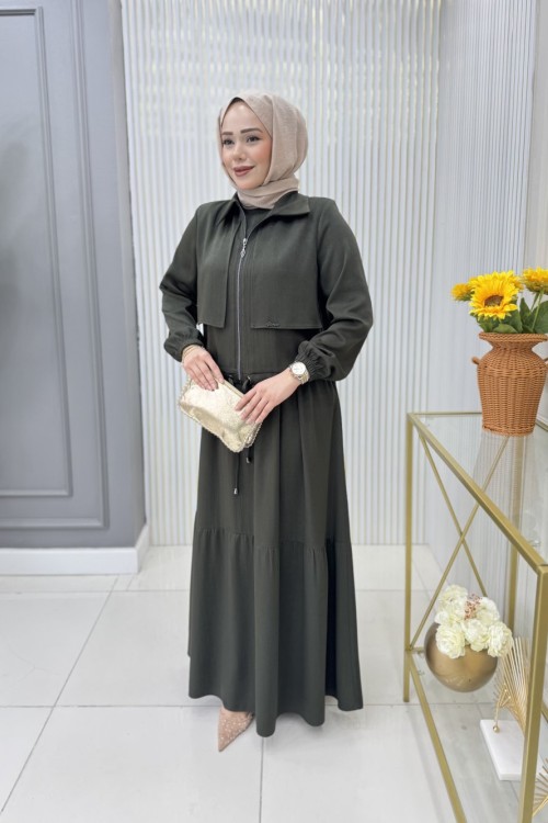 Fahriye Ceketli Elbise