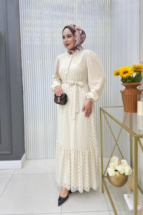 Gökçe Dantel Elbise