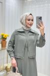 Meryem  Ceketli Elbise Takım