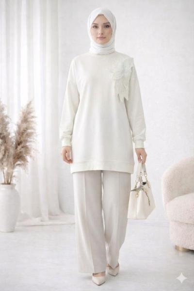 5264 Pamuklu Basic Tunik