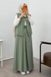 8261 Gabardin Kot Etekli 3 Lü Takım
