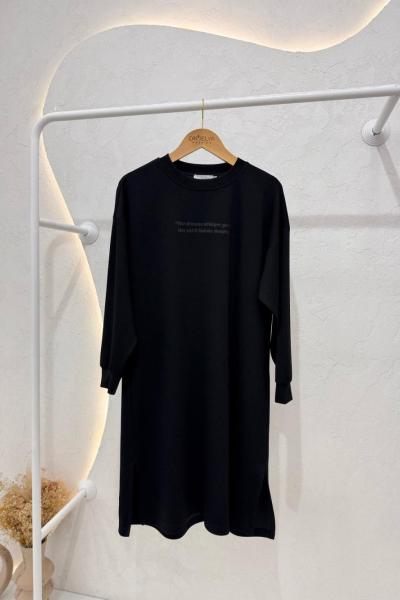 Beril Uzun Oysho Basic Tunik