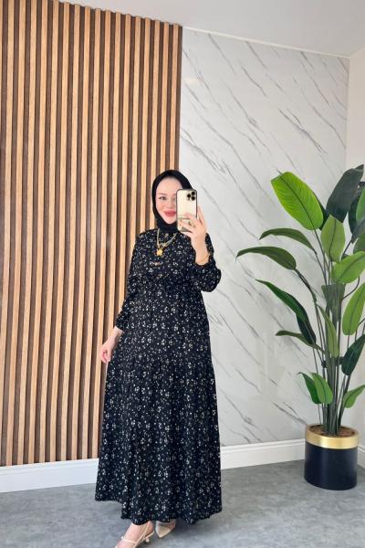 Çıtır Pamuk Viskon Elbise