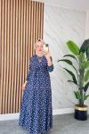 Filiz Pamuk Viskon Elbise