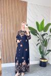 Gülnaz Pamuklu Viskon Elbise