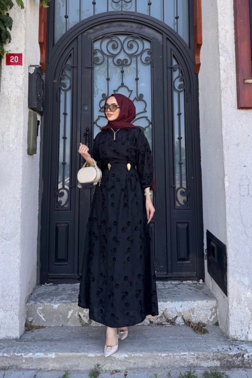Mısra Astarlı Elbise