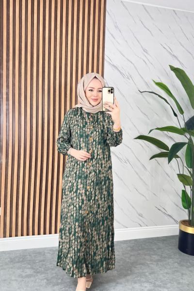 Nilay Pamuklu Triko Elbise