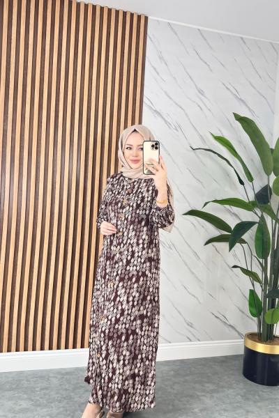 Nilay Pamuklu Triko Elbise