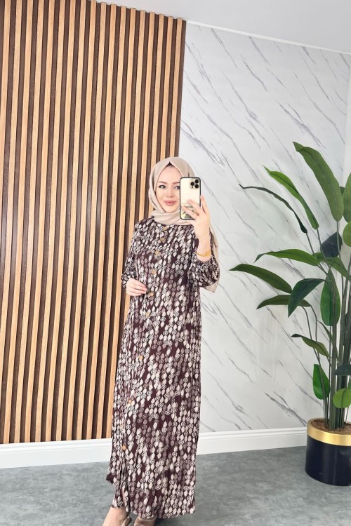 Nilay Pamuklu Viskon Elbise