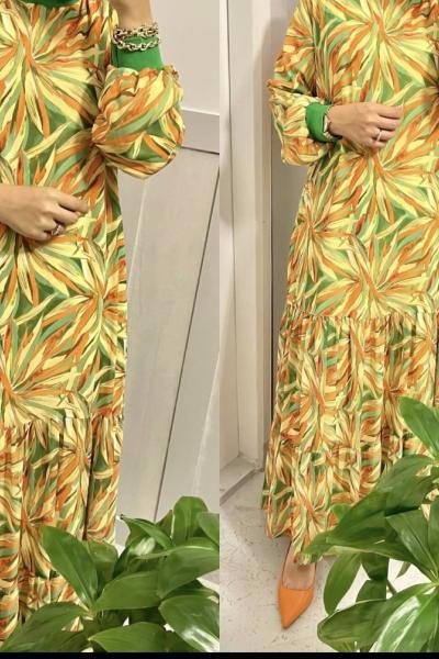 Sanem Astarlı Şifon Elbise