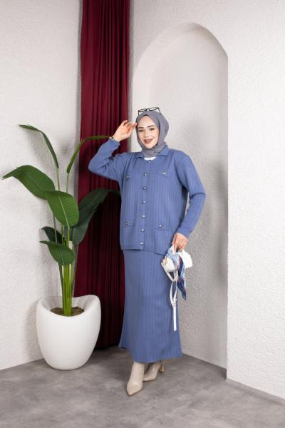 Sare Etekli Triko Takım